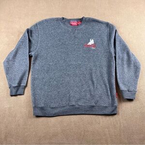 Coca Cola Gray Crewneck Sweatshirt with Polar Bear Logo
